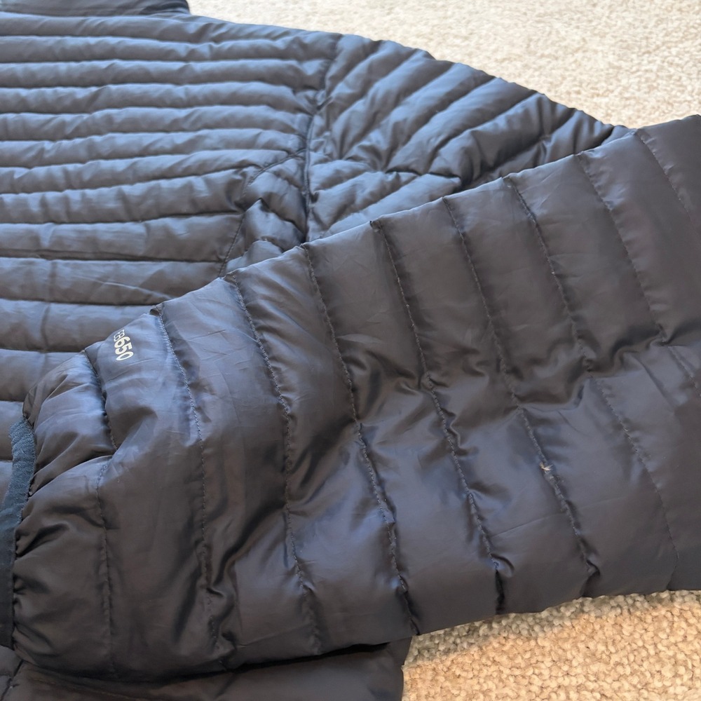 Eddie Bauer EB650 Puffer Jacket Mens XXL 2XL Blue Down Insulated Gorpcore Winter - Picture 10 of 11